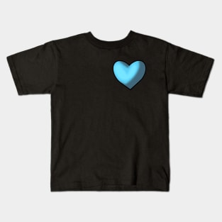 Blue Heart Kids T-Shirt